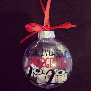 “Break Incase Of Emergency 2020” Ornament